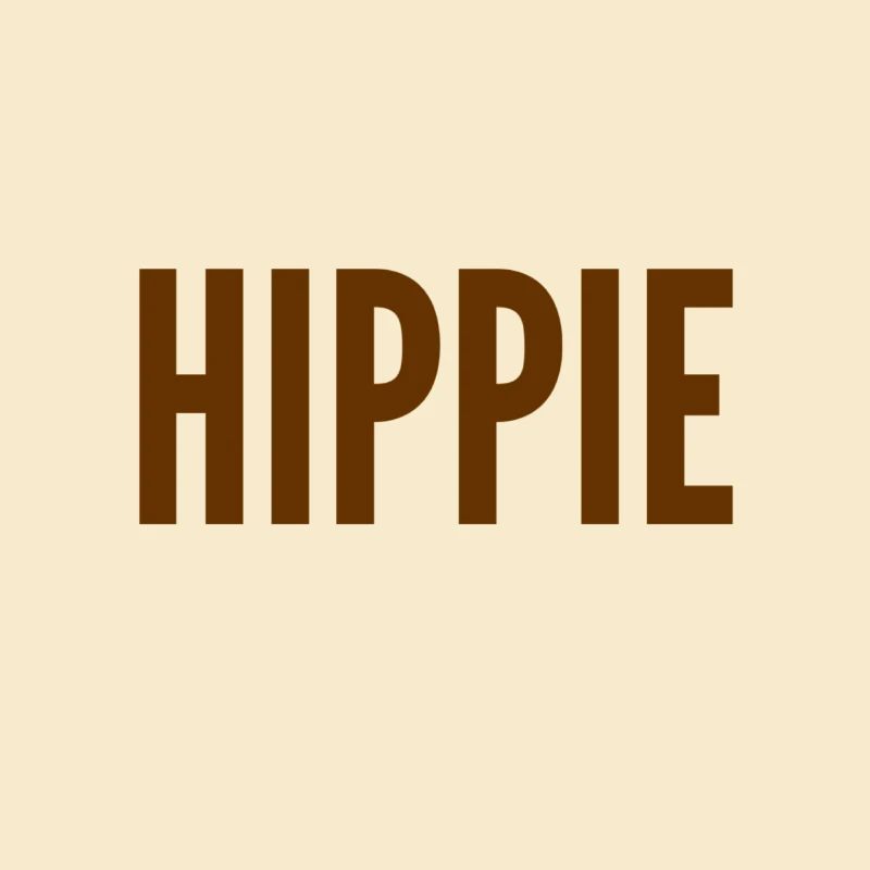 vor dir steht ein Hippie