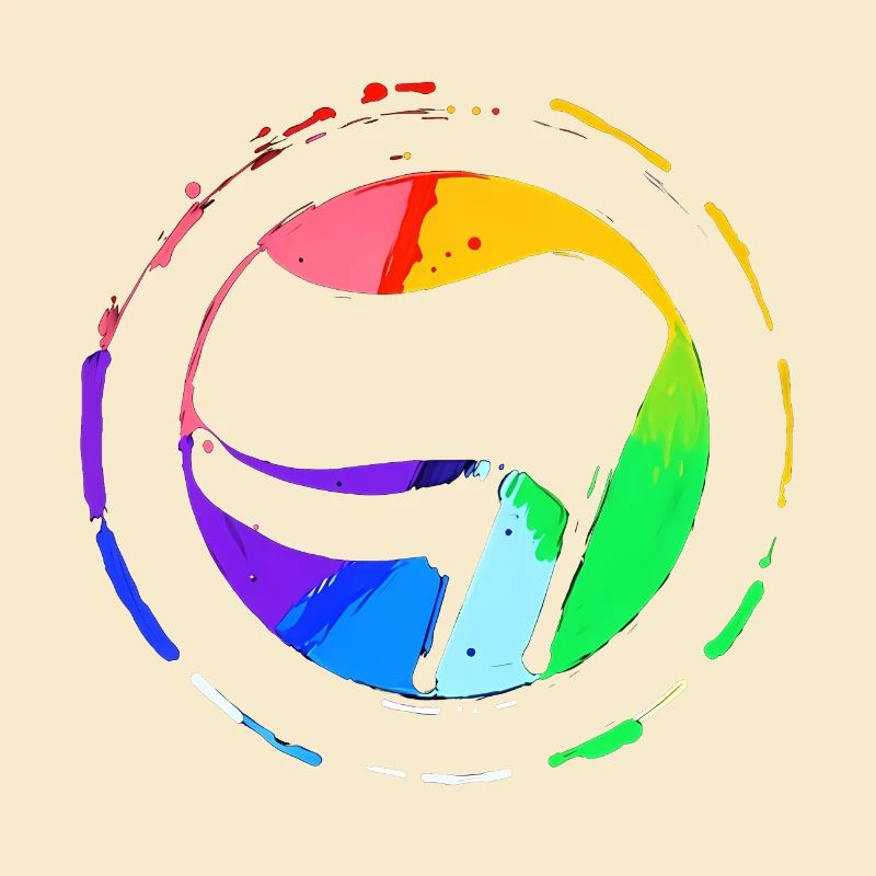 Regenbogen Antifa Flagge