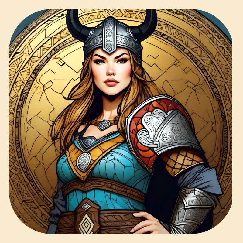 Proud Viking Germanin Shieldmaiden