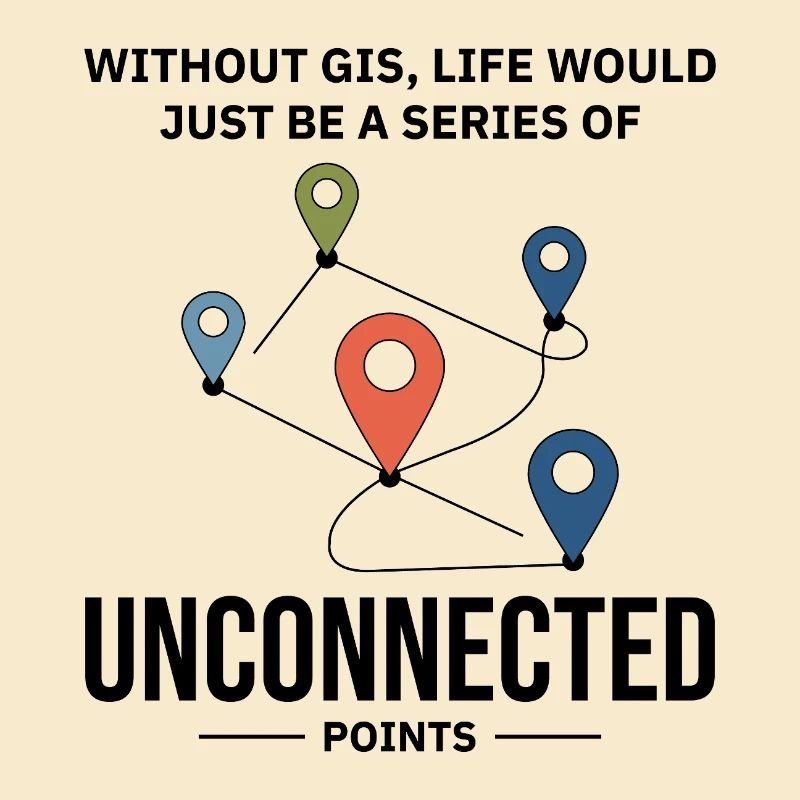 GIS Unconnected Points Map Data Analysis