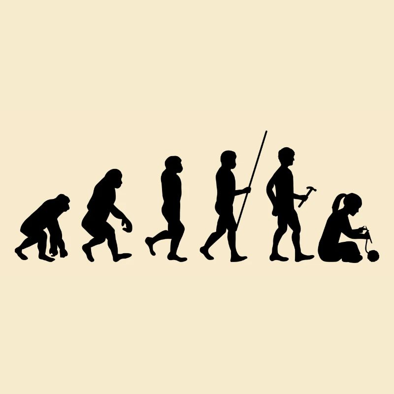 Evolution Stricken Hobby Handarbeit Wolle Geschenk