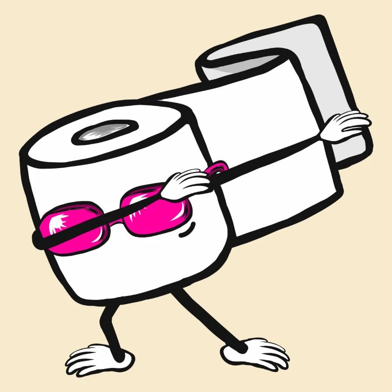 Toilettenpapier Dabbing Geschenk