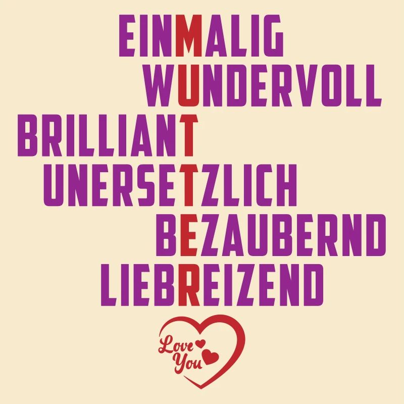 Muttertag Mutter Mama Mom Geschenkidee