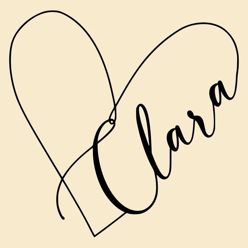 Clara Name Herzlinie