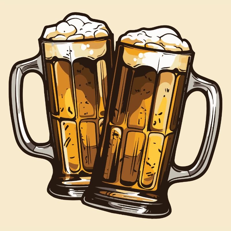 Bierkrug Bier Anstoßen