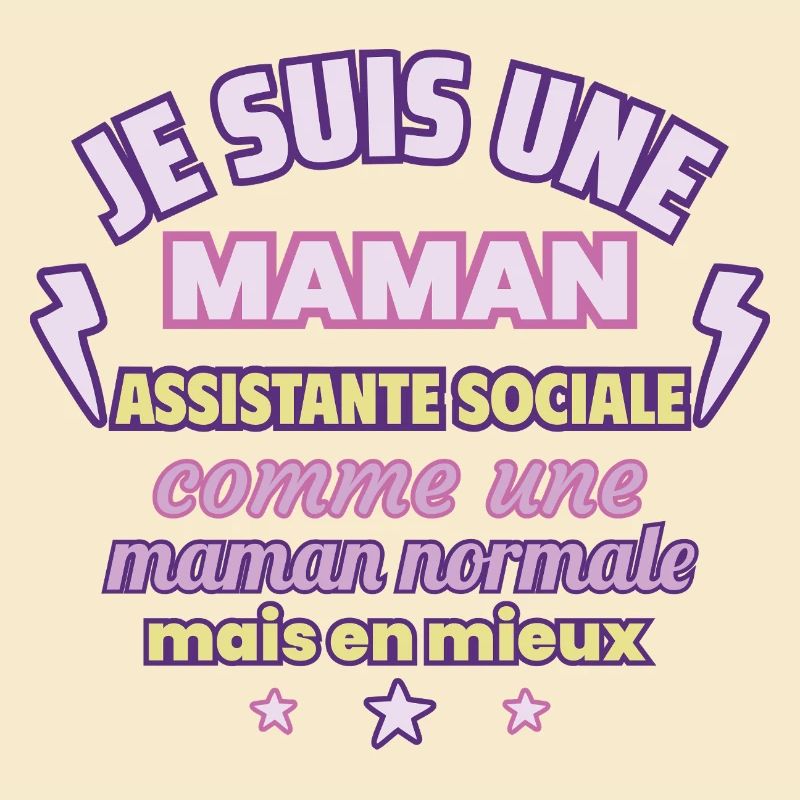 Maman assistante sociale, cadeau fête des mères