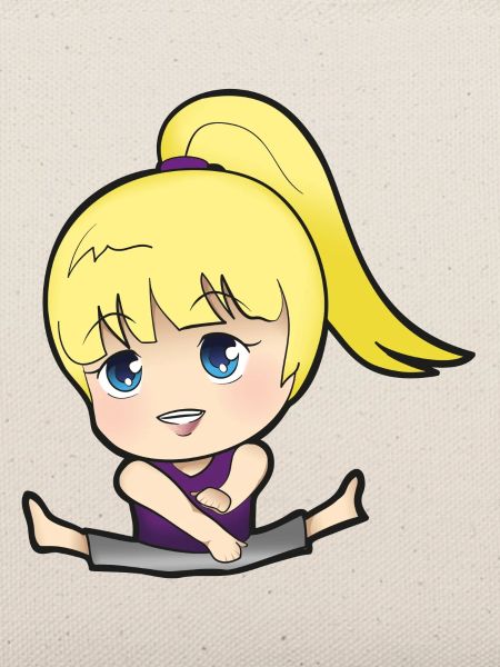 Chibi Anime Manga Splitkick