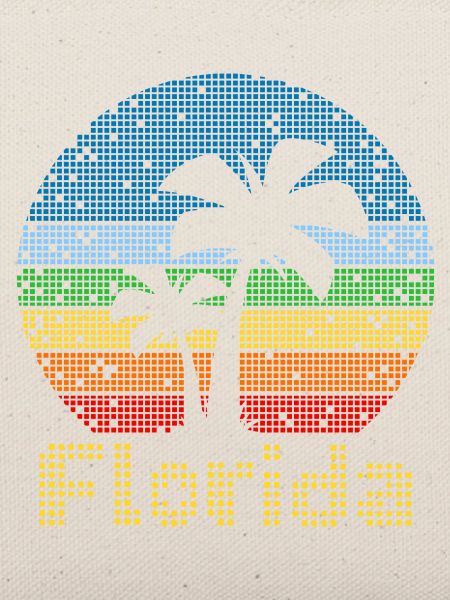 8bit Retro Florida Urlaub