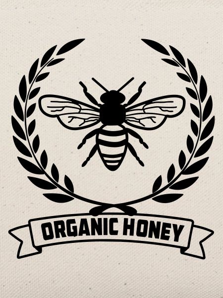 Bienen im Lorbeerkranz