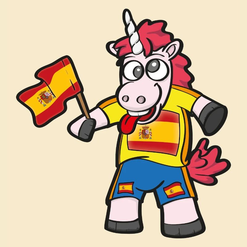 Spanisches Crazy Einhorn