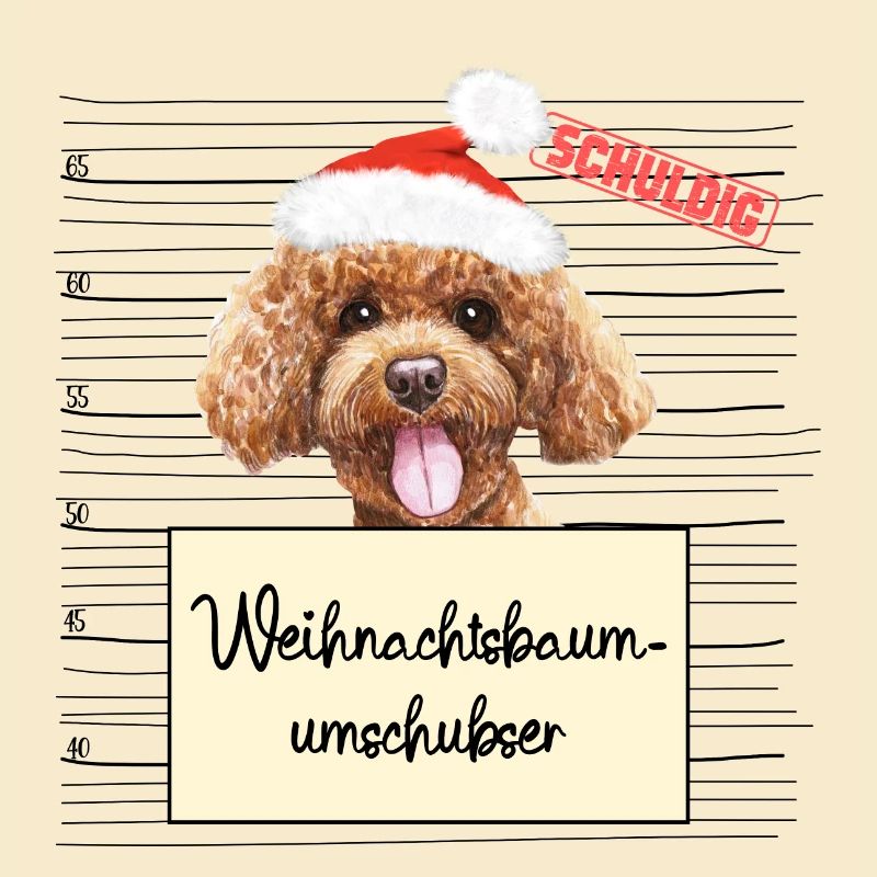 Weihnachtsbaum Umschubser Pudel