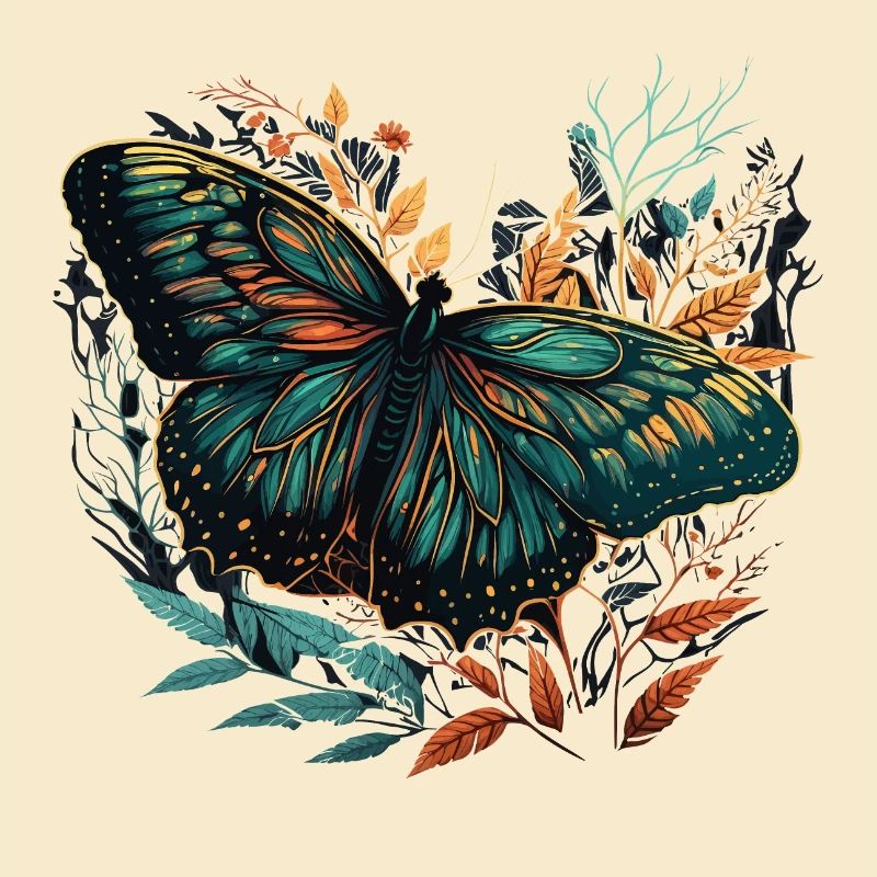 Atemberaubender Schmetterling