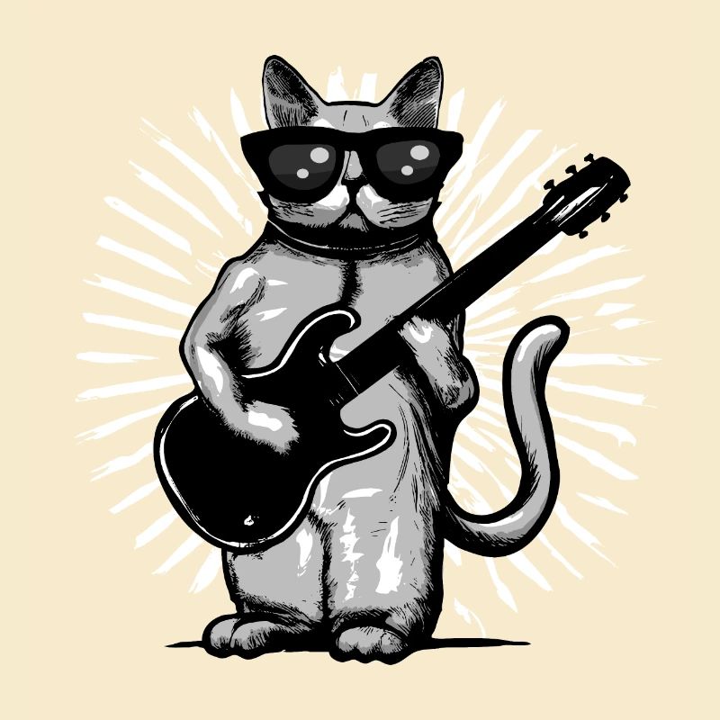 Chat Guitariste