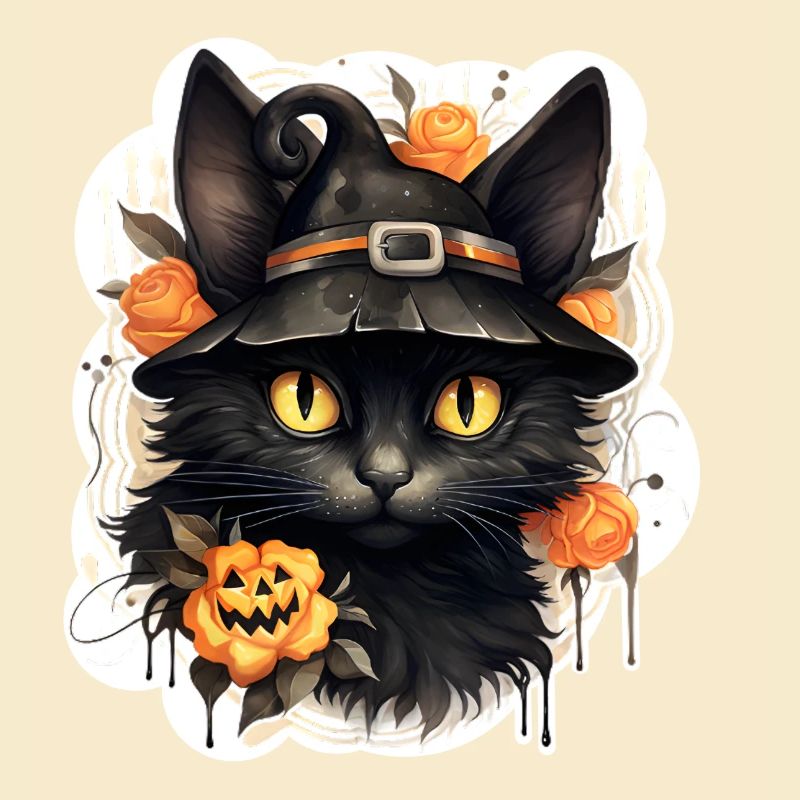 Halloween Black Cat