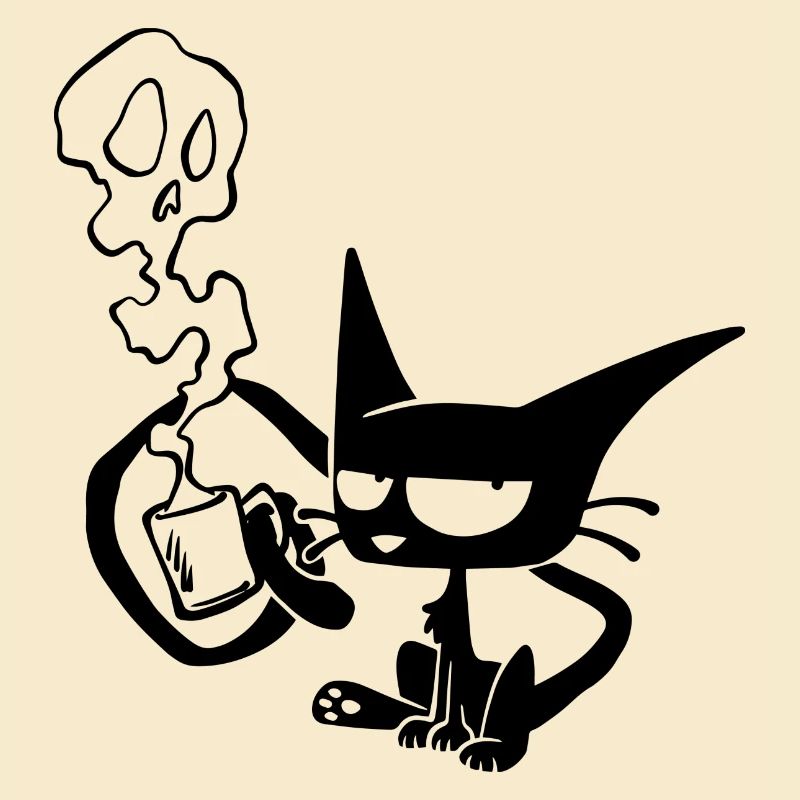 Kaffee-Katze