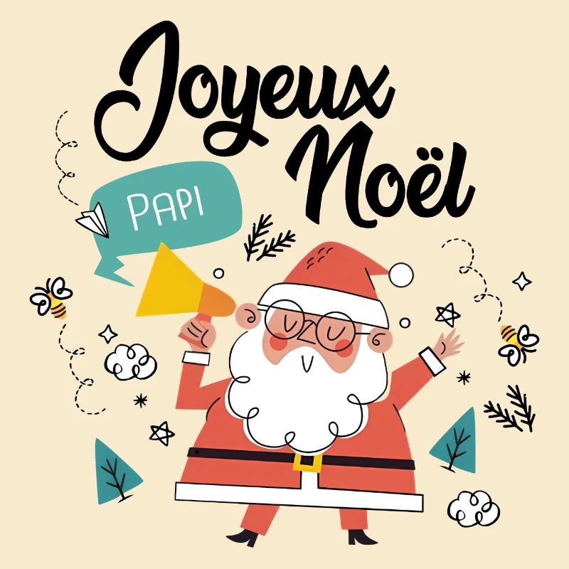 Joyeux Noël Papi Cadeau bébé petit enfant