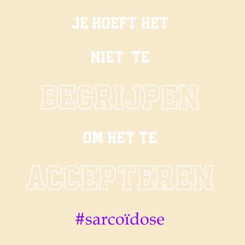 Acceptation de la sarcoïdose