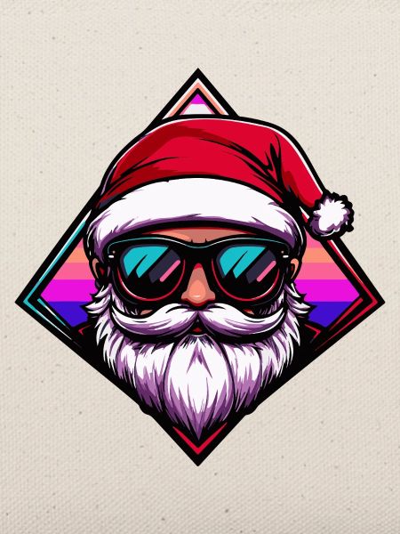 Santa mit Sonnenbrille 