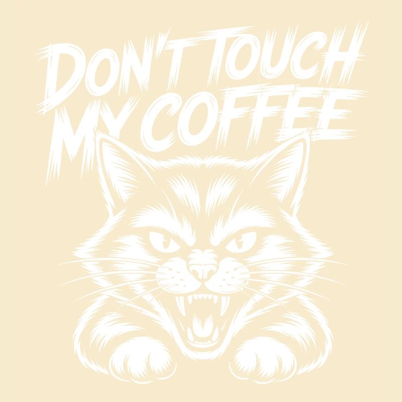 Don't Touch My Coffee – Hissing Cat