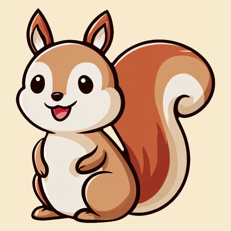 Whimsical Squirrel Charm