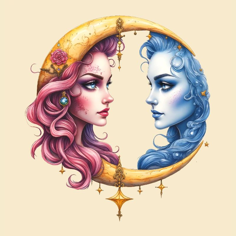 Twin Moon: Faces in Eclipse