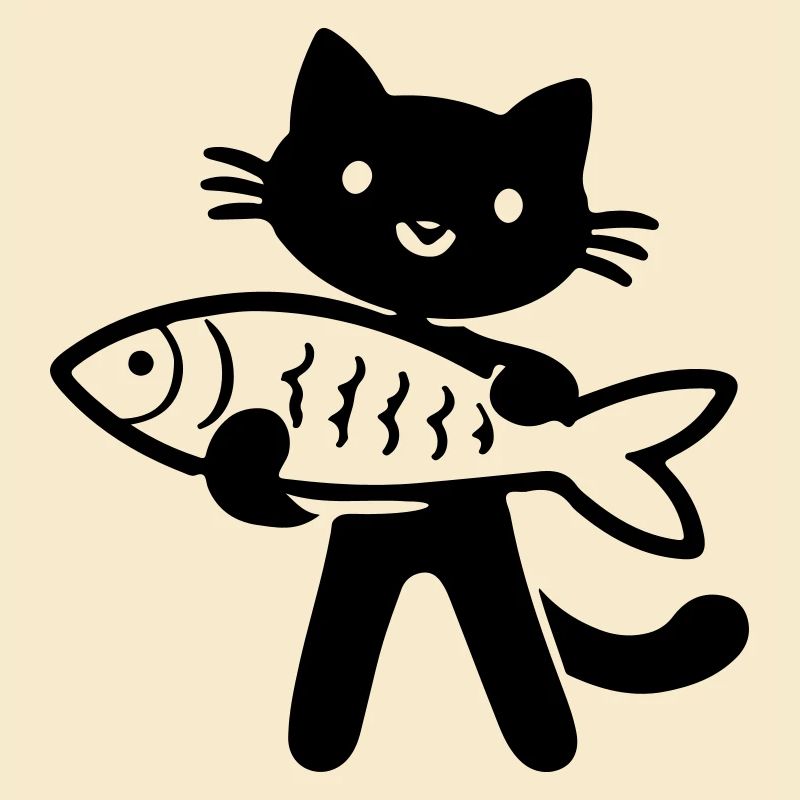 Katze Fisch