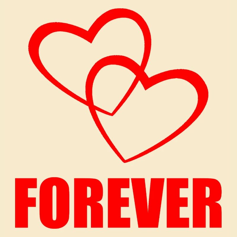 FOREVER – Heart Design for Couples & True Love