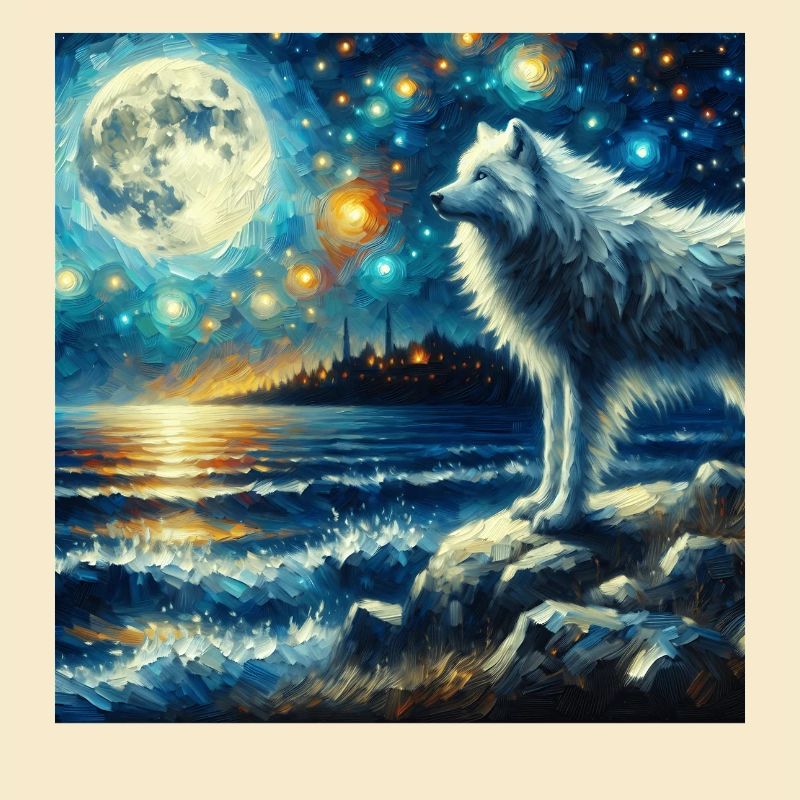 Polarwolf Starry Night