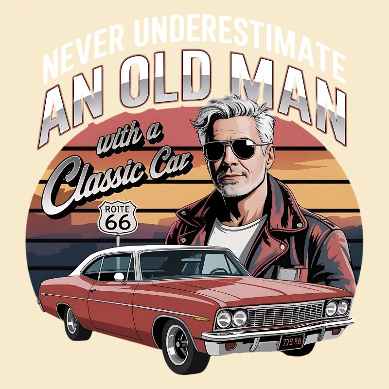 Unterschätze niemals einen alten Mann mit einem Oldtimer