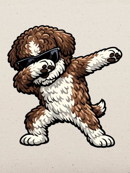 Dabbing Lagotto Romagnolo