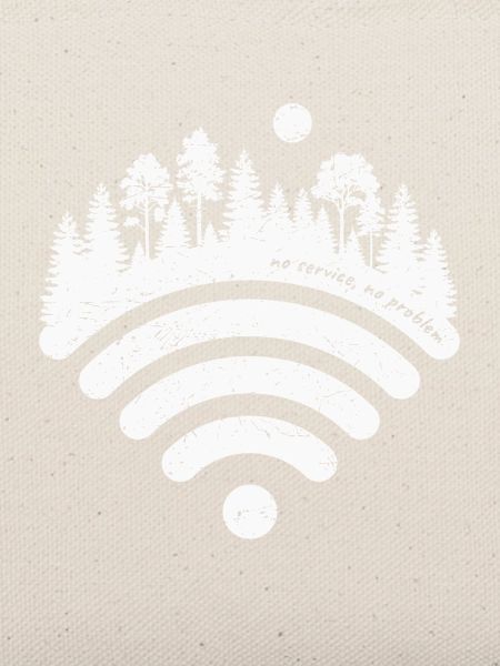 Forest WiFi Arc Silhouette