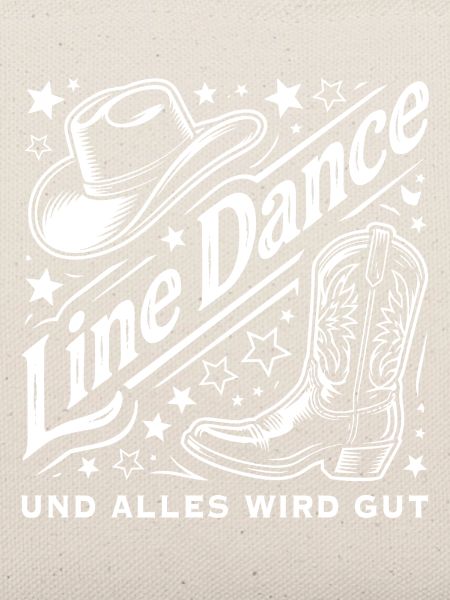 Line Dance Western Hut Stiefel Sterne
