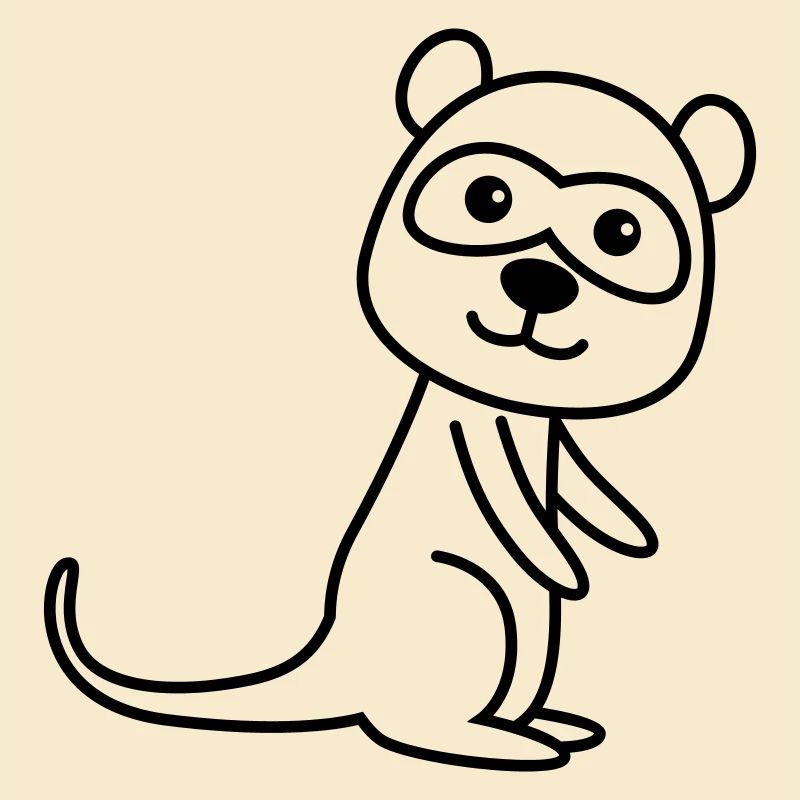 Erdmännchen Comic Tier
