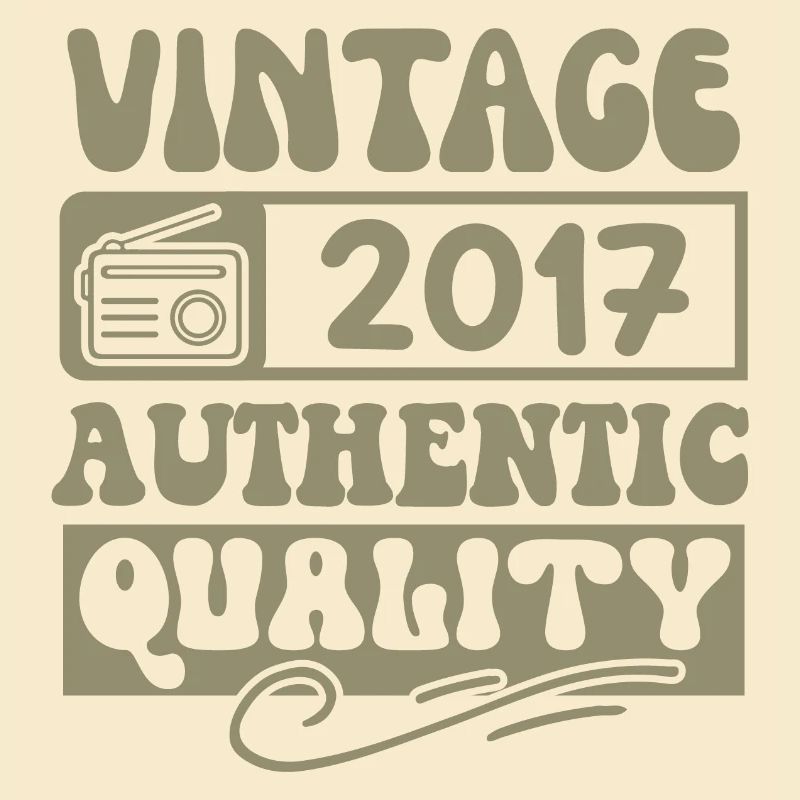 Authentic 2017 Vintage 2017 - Vintage 2017 Retro