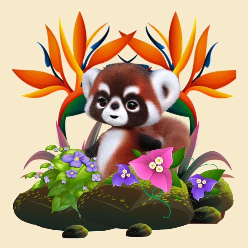 Mignon bébé à fourrure