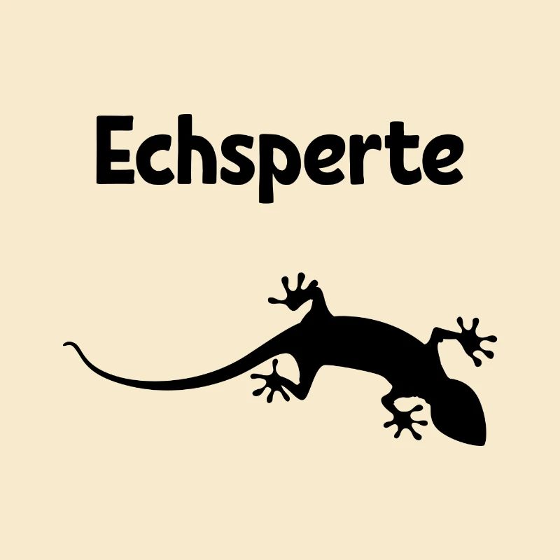 Echsperte Geschenk Spruch Reptilien Eidechse