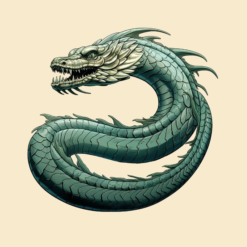 Die Midgardschlange Jormungandr