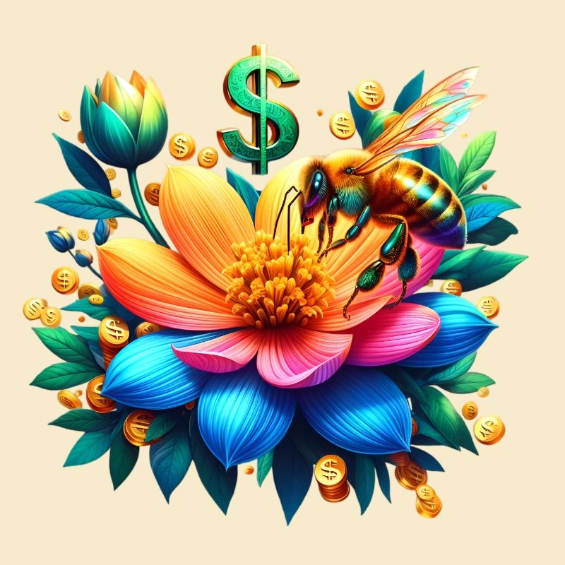 Bee-Money-Magnet 2 : Conception de fleurs de ruche d’abeilles