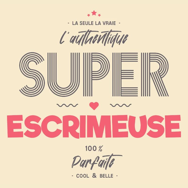 L authentique super escrimeuse