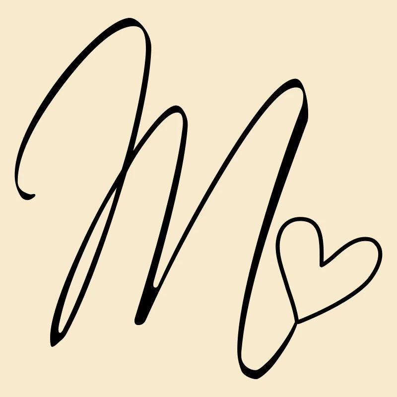 Lettre M Lettre-M Calligraphie