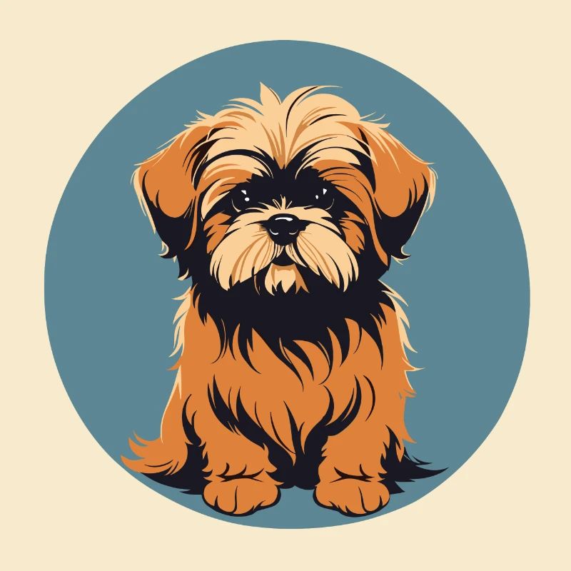 Lhasa apso Hundeporträt Bild