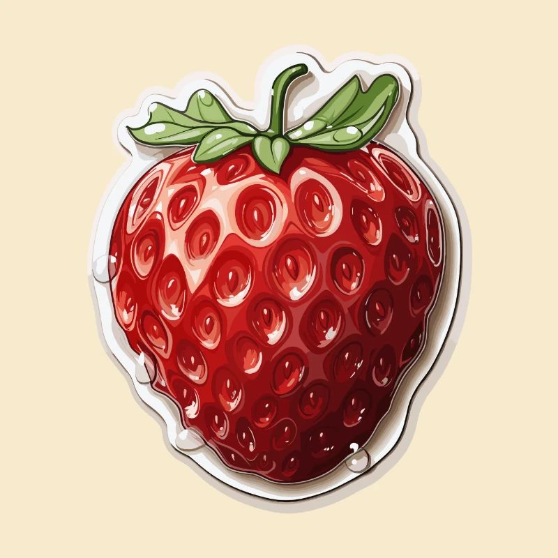 Erdbeere - Illustration