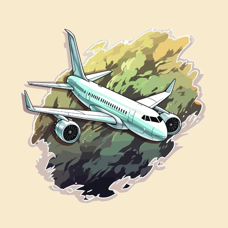 Flugzeug - Illustration