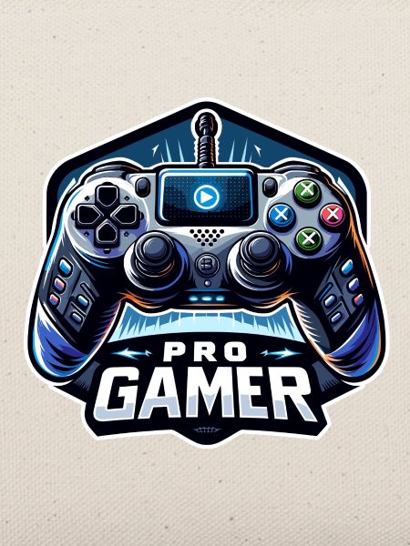 Pro Gamer - Controller Illustration