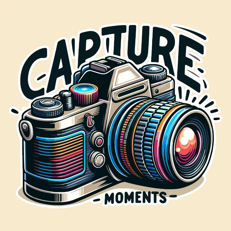 Capture Moments - Camera Illustration
