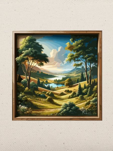 Landschaft - Illustration