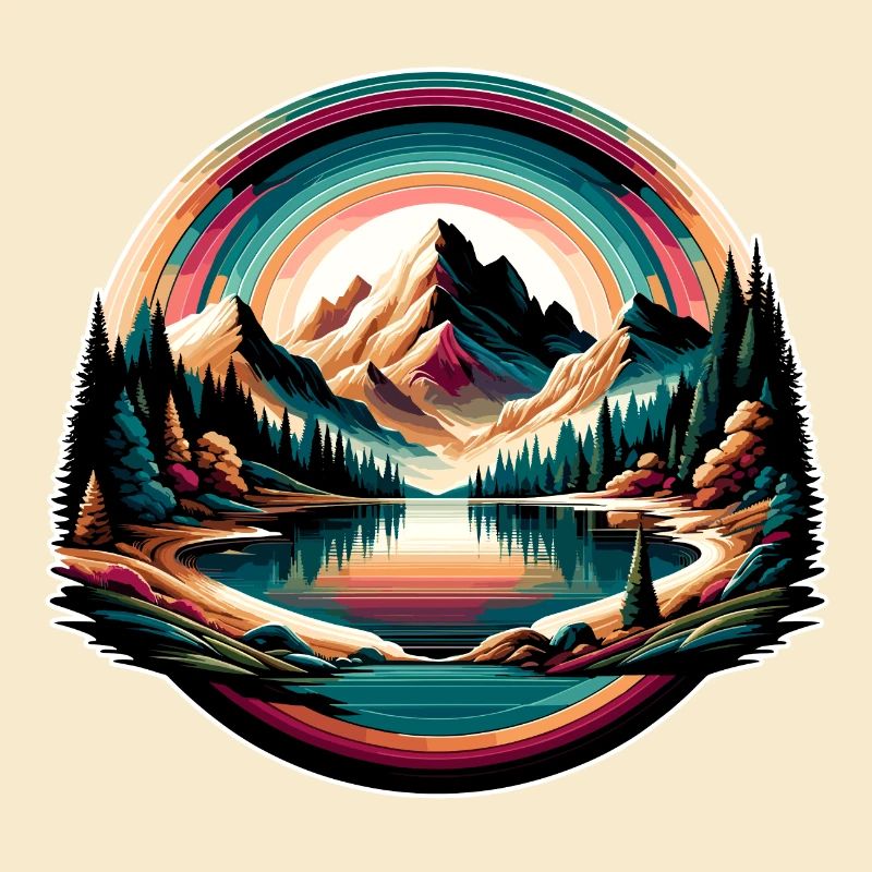 Landschaft - Illustration