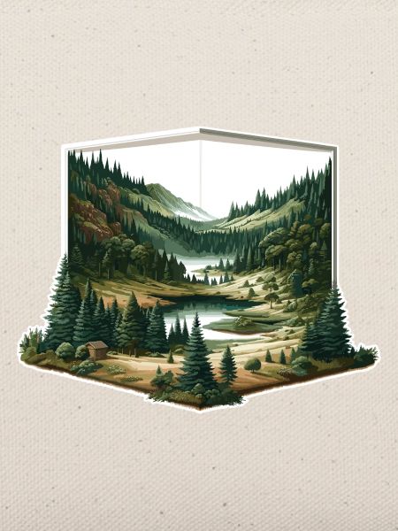 Landschaft - Illustration