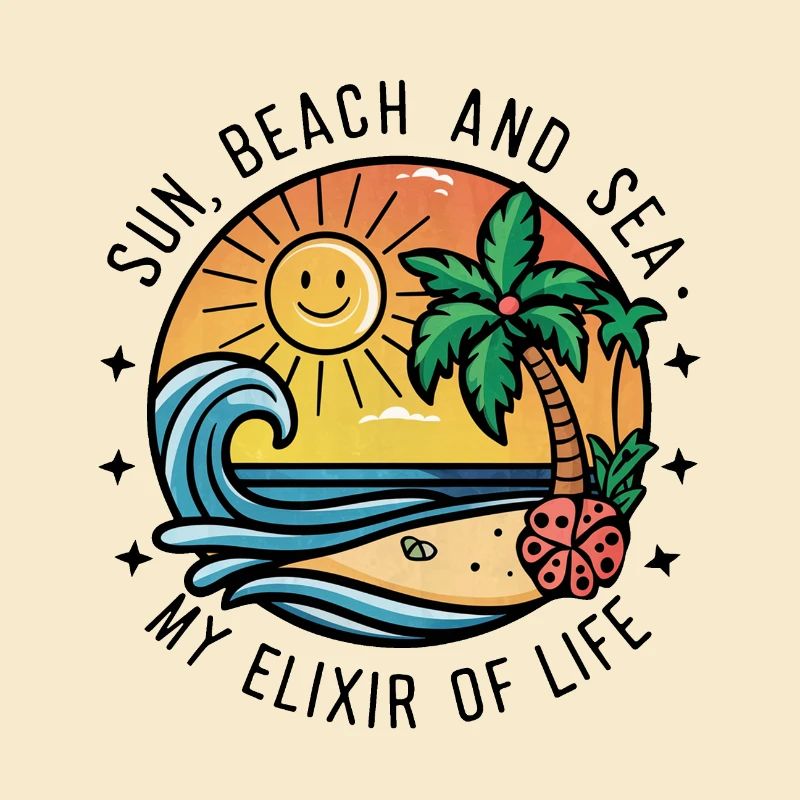 Le soleil, la plage et la mer - mon élixir de vie