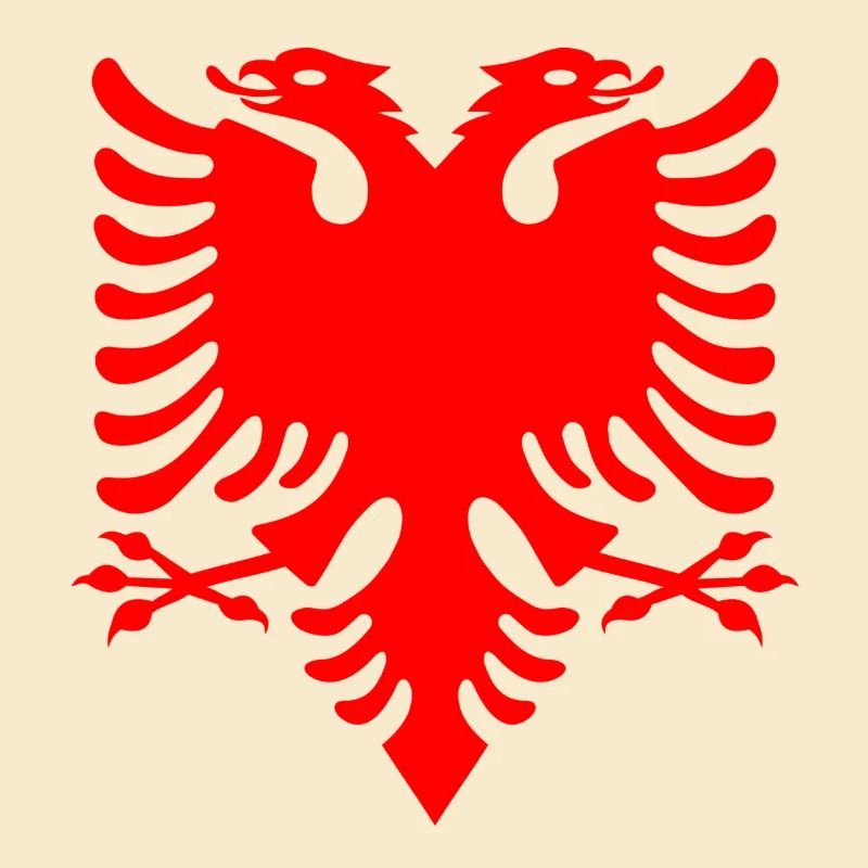 red double-headed eagle Albanian Double Eagle
